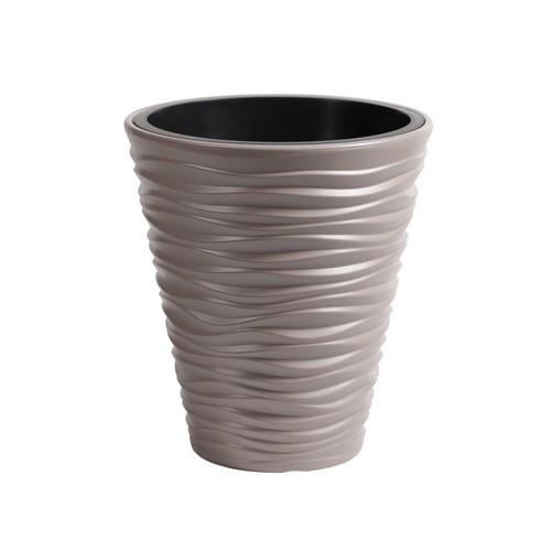 Горшок с кашпо для растений Prosperplast SAND 18 л/37 л Бежевый (5905197961705)
