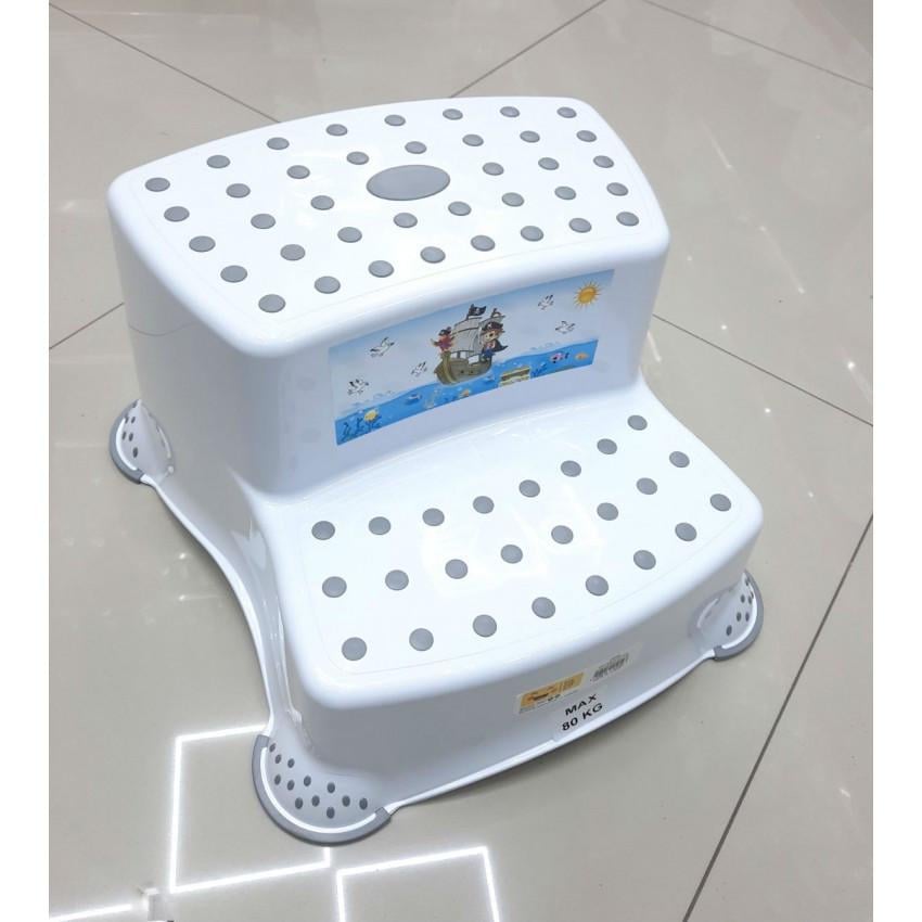 Подставка-скамейка детская для унитаза/раковины Irak Plastik CM-520 Белый (1297314062)