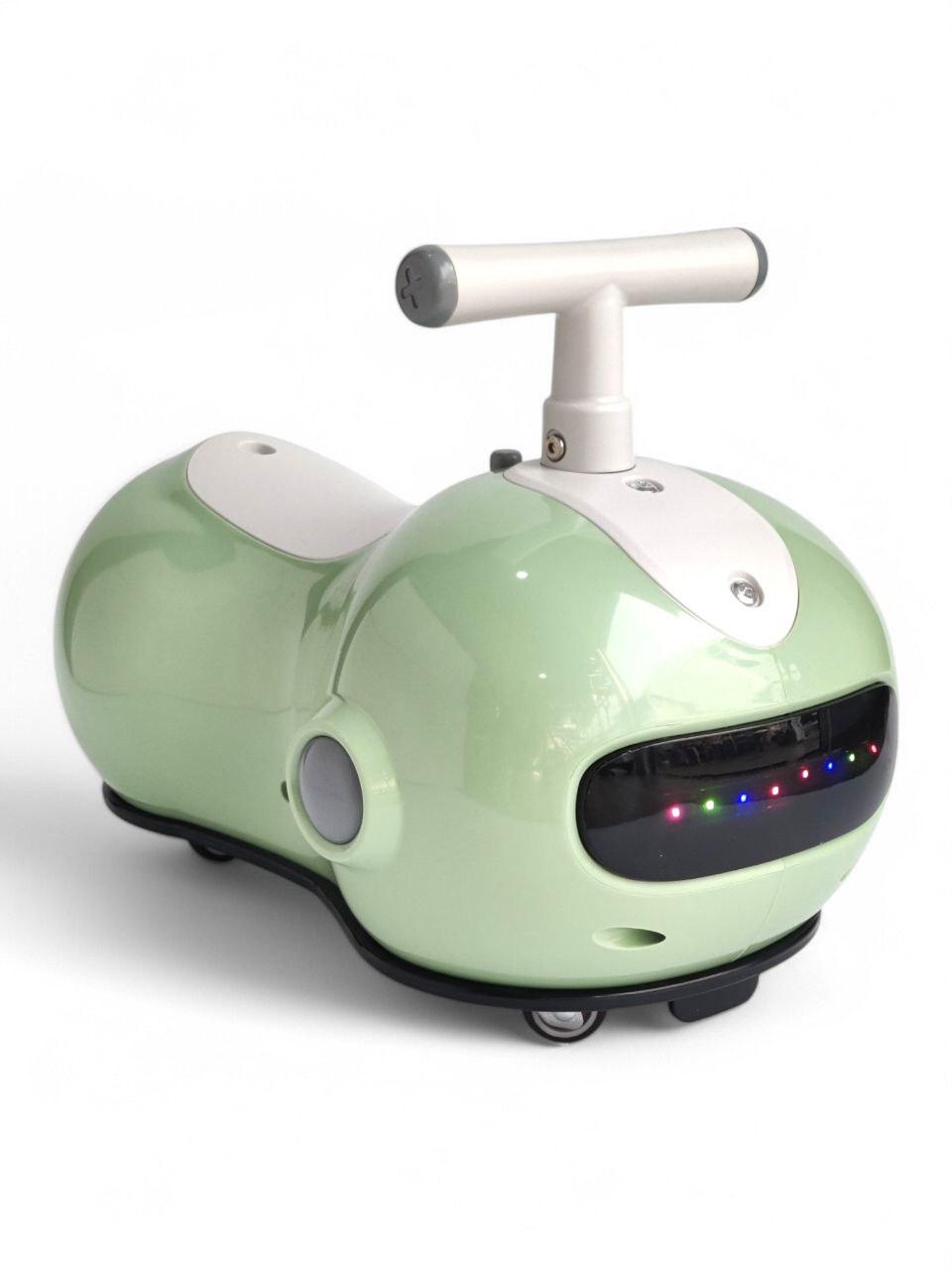 Біговел MiniRobo YBH006 на 4 колесах до 30 кг зі світловими та звуковими ефектами Зелений (YBH006r-s)