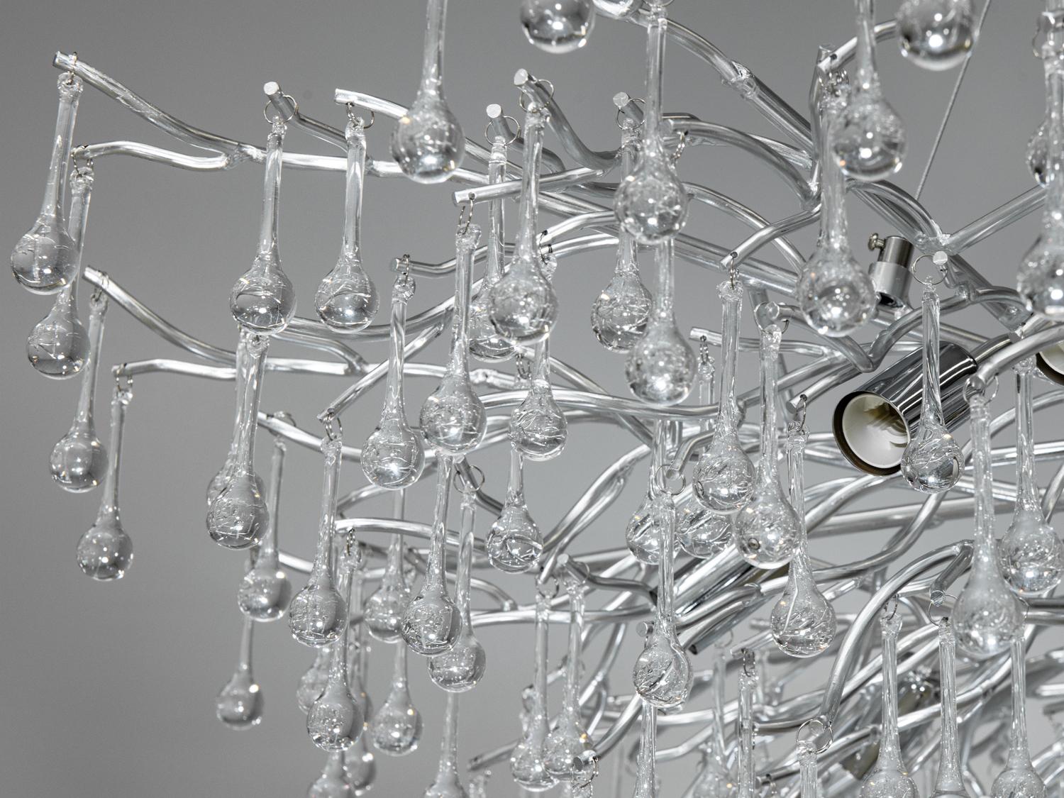 Люстра хрустальная подвесная 40 Вт Хром (607-1000CH) - фото 4 Люстра хрустальная подвесная 40 Вт Хром (607-1000CH) - фото 4