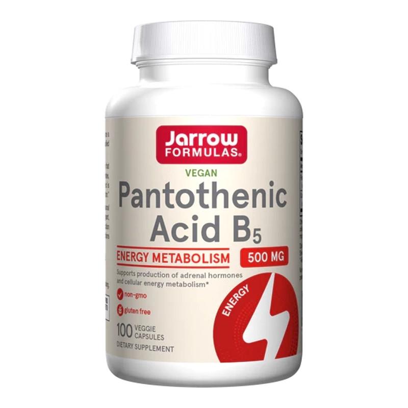 Витамин В5 пантотеновая кислота Jarrow Formulas Pantothenic Acid B5 500 мг 100 капс. (08531-01)