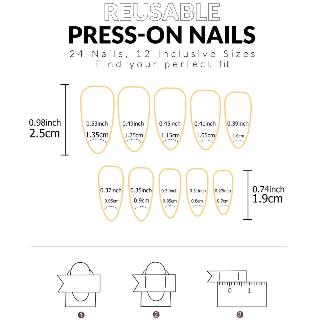 Накладные ногти френч с дизайном бант в горошек миндаль с клеевыми пластинами 24 шт. Белый с черным (2789190687) - фото 10 Накладные ногти френч с дизайном бант в горошек миндаль с клеевыми пластинами 24 шт. Белый с черным (2789190687) - фото 10