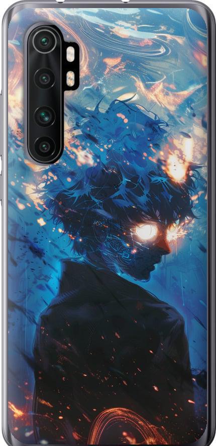 Чехол на Xiaomi Mi Note 10 Lite Сатору Годжо (6129u-1937-42517)