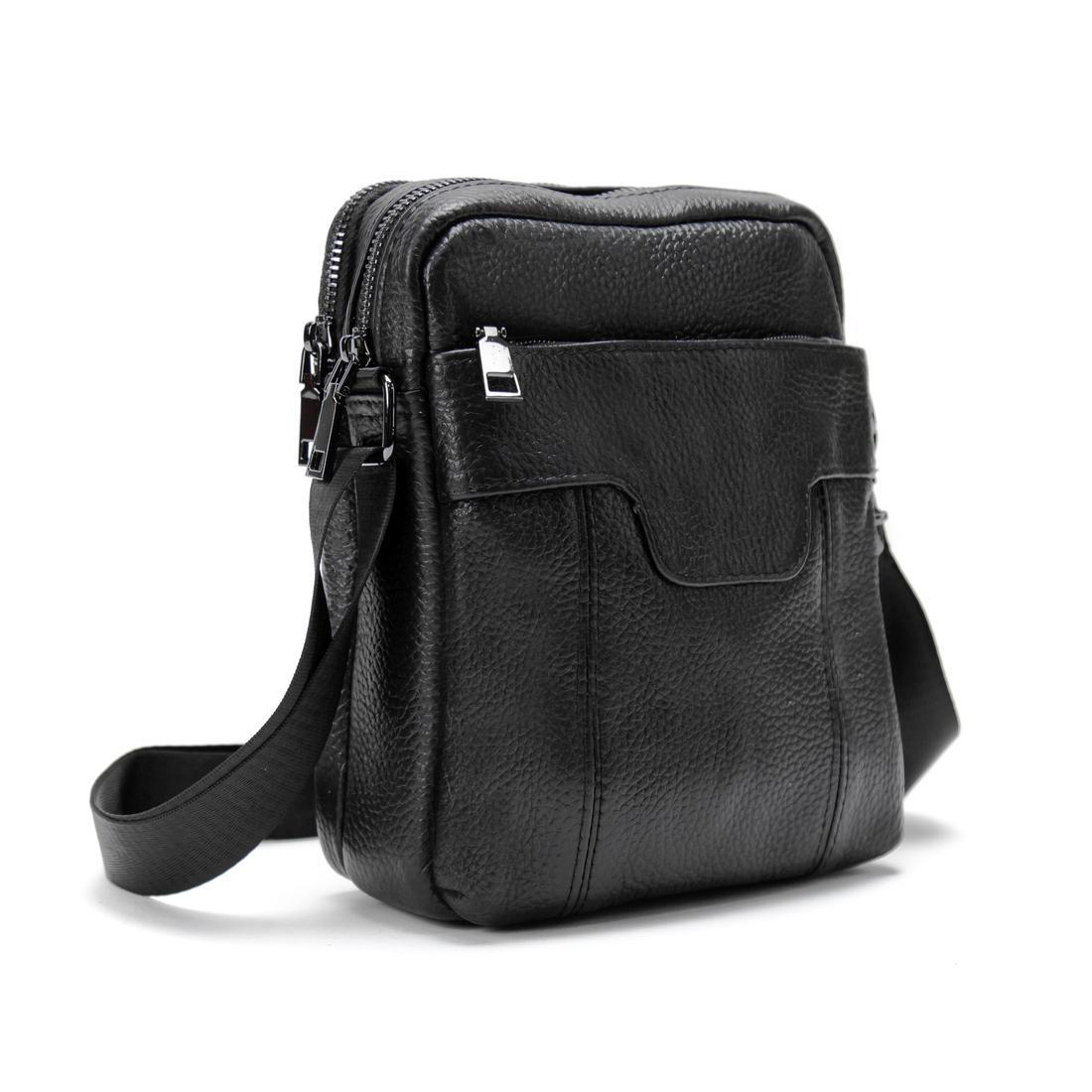 Мужская сумка через плечо Royal Bag M56-2058A Черный (7053)