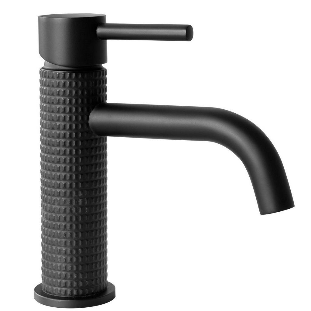 Смеситель для умывальника CUBO REA B1654 GUSTO ONE reac-00000000401 однорычажный Черный (165098)