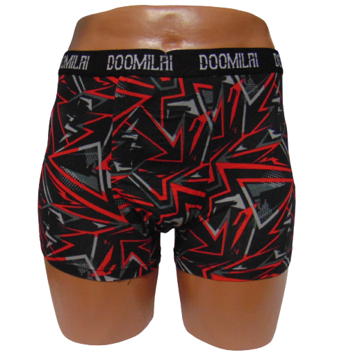 Труси чоловічі Doomilai 01671 3XL Чорний/Червоний Труси чоловічі Doomilai 01671 3XL Чорний/Червоний