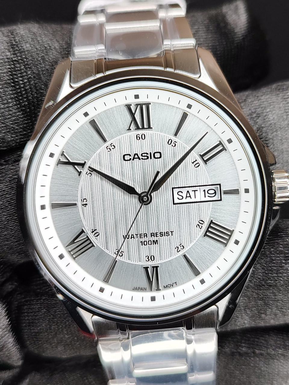 Наручные часы мужские Casio MTP-1384D-7A Timeless Collection со стальным корпусом/водозащитой 100 м Белый (2738136573) Наручные часы мужские Casio MTP-1384D-7A Timeless Collection со стальным корпусом/водозащитой 100 м Белый (2738136573)