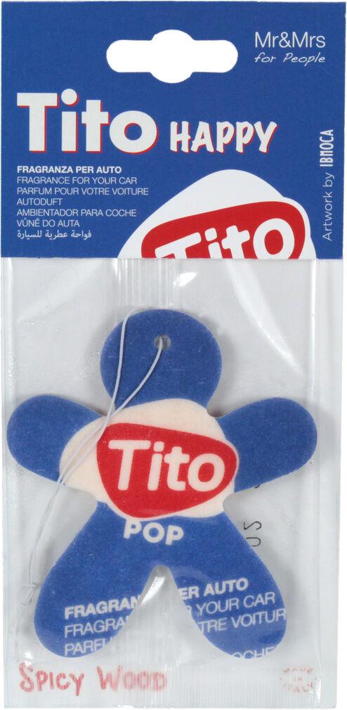 Ароматизатор Mr&Mrs Tito Pop Spicy Wood сухая карточка Blue