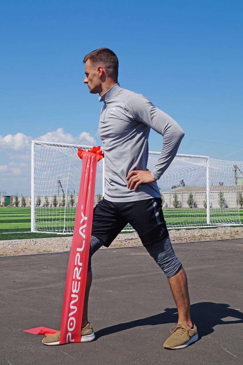 Лента-эспандер для фитнеса и реабилитации PowerPlay 4112 MediBand Heavy 11 кг 0,6 мм Красный (A-011809) - фото 5