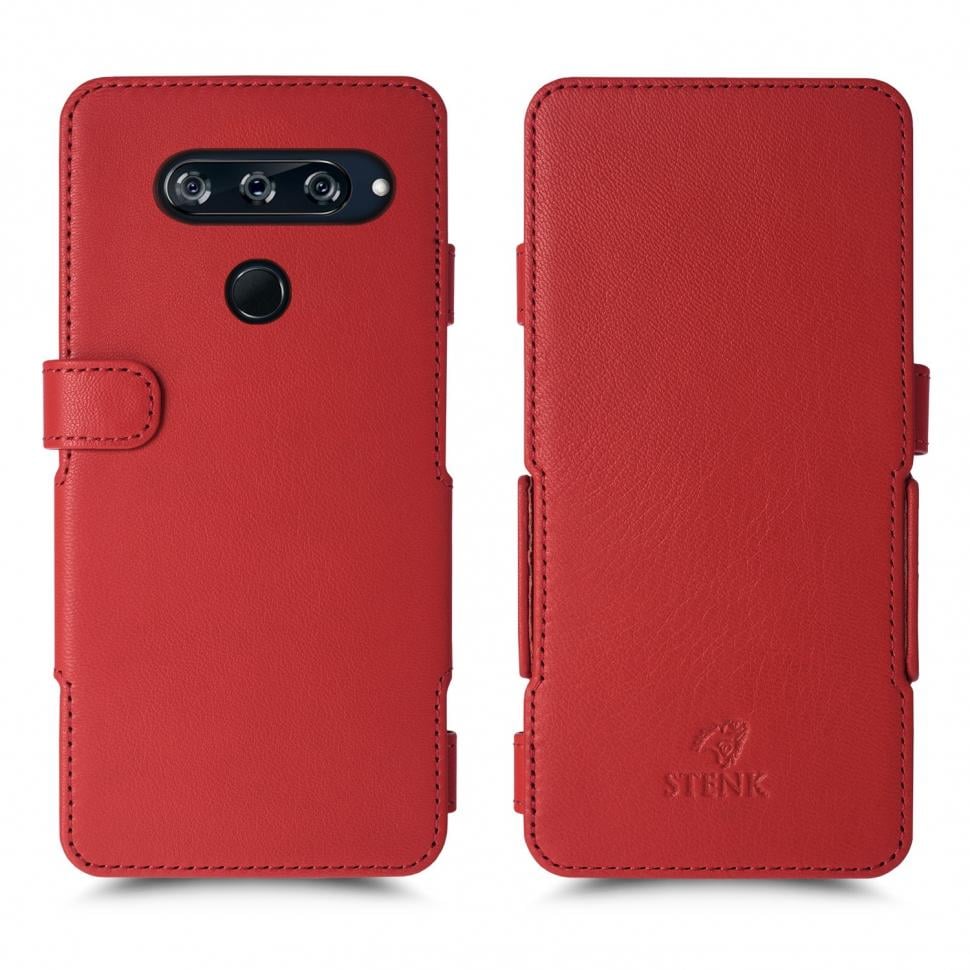 Чехол книжка Stenk Prime для LG V40 ThinQ Красный (63732)