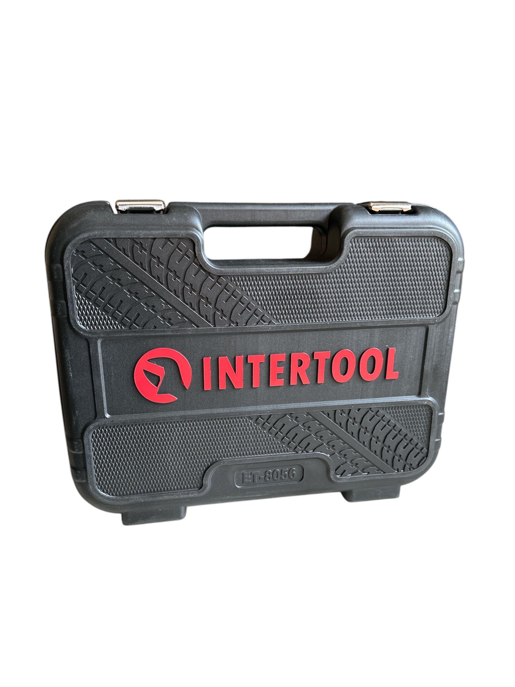 Набор инструментов Cr-V STORM INTERTOOL ET-8056 1/2"&1/4" (27387912) - фото 6
