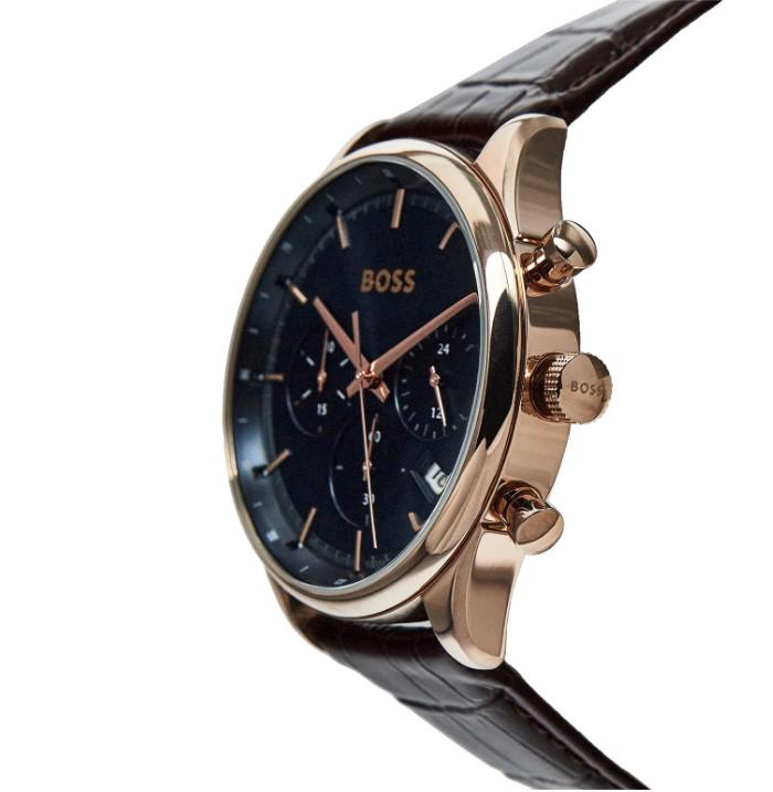 Часы Boss Gregor 1514050 44 мм Коричневый (w18) - фото 2 Часы Boss Gregor 1514050 44 мм Коричневый (w18) - фото 2