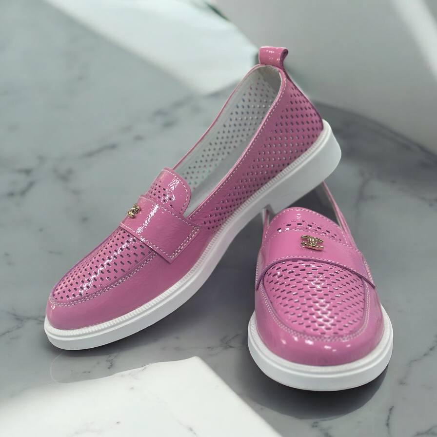 Лоферы подростковые/детские кожаные летние с перфорацией р. 32 Фуксия (26812899) - фото 3 Лоферы подростковые/детские кожаные летние с перфорацией р. 32 Фуксия (26812899) - фото 3