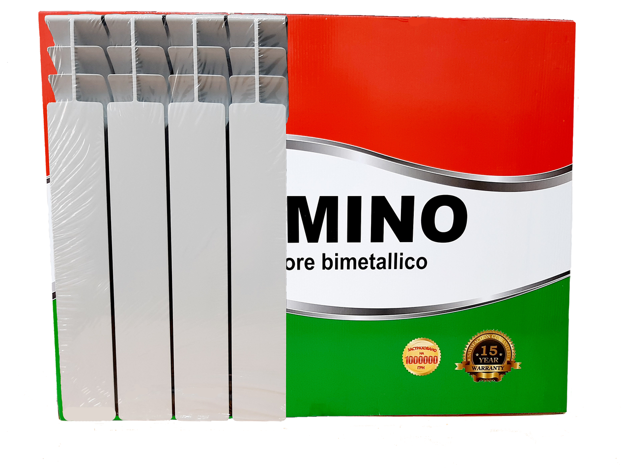 Радиатор биметаллический ТМ CAMINO 560x96x80 мм (2296398335) Радиатор биметаллический ТМ CAMINO 560x96x80 мм (2296398335)