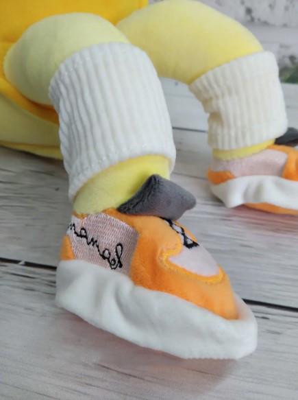 Игрушка мягкая Банан сердитый для детей и взрослых 3в1 Желтый - фото 3