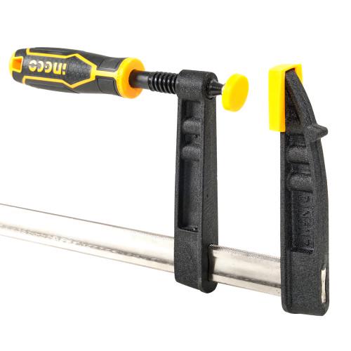 Струбцина столярная INGCO INDUSTRIAL тип-F 120х800 мм (000145340) - фото 3 Струбцина столярная INGCO INDUSTRIAL тип-F 120х800 мм (000145340) - фото 3