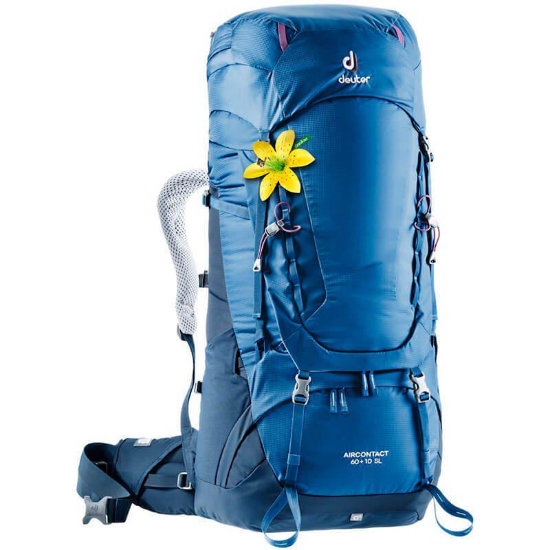 Рюкзак туристический Deuter Aircontact 60+10 л Steel/Midnight (33204193399)