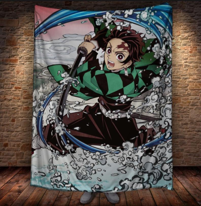 Плед с 3D принтом Demon Slayer Kimetsu no Yaiba 150х200 см (epi_1638) Плед с 3D принтом Demon Slayer Kimetsu no Yaiba 150х200 см (epi_1638)