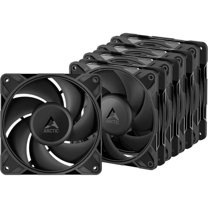 Комплект корпусних вентиляторів Arctic P12 Pro PST LN 120 мм 2000 об/хв FDB 5 шт. Black (ACFAN00350A)