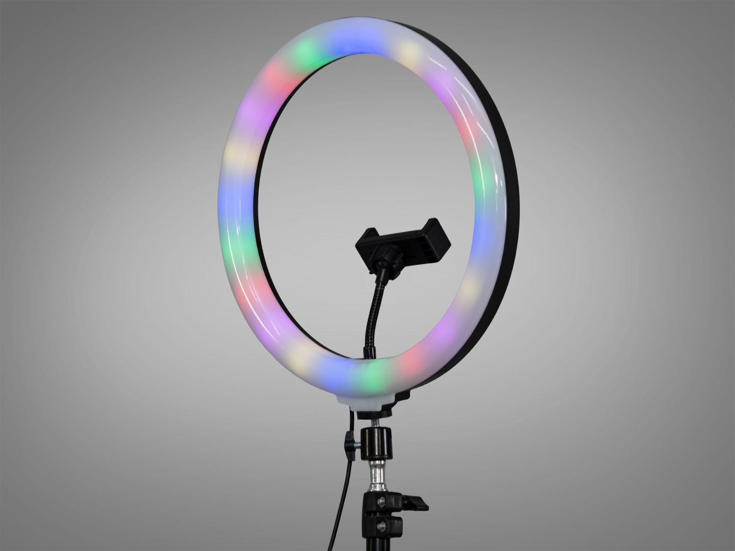Кольцевая лампа RGB без штатива 26 см (SL-12RGB) - фото 3 Кольцевая лампа RGB без штатива 26 см (SL-12RGB) - фото 3