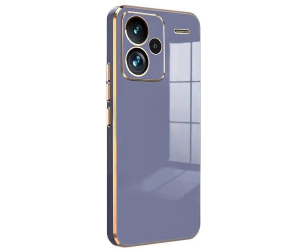 Чехол накладка Silicone Adds 6D для Xiaomi Redmi Note 13 Pro Plus 5G Синий