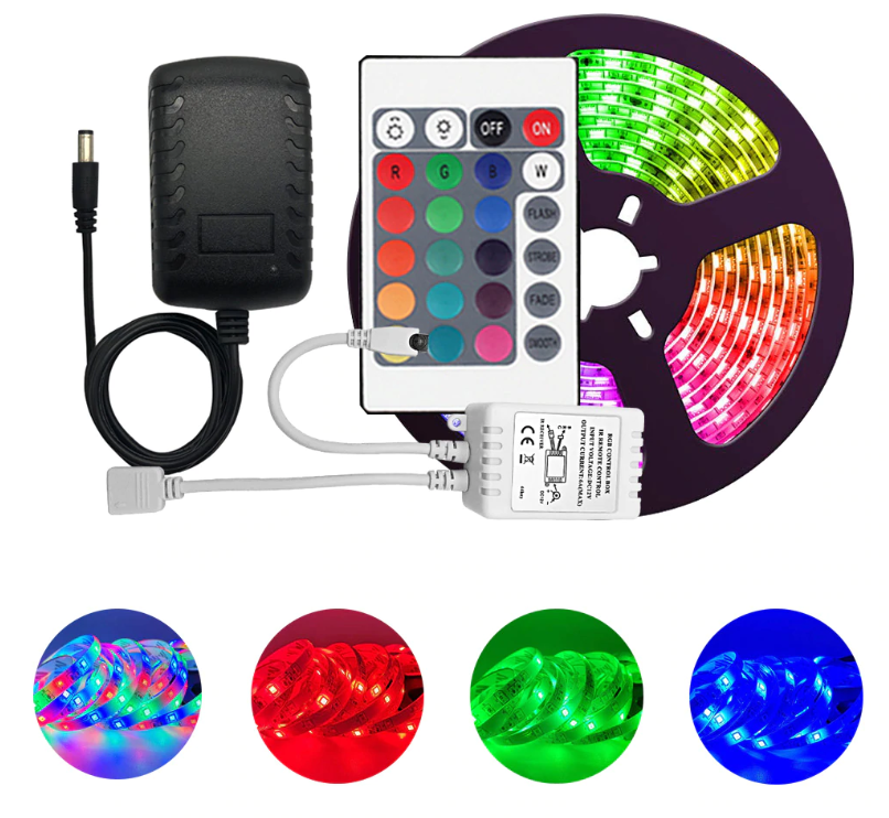 Cвітлодіодна стрічка вологозахищена LED 3528 SMD RGB 12 v 5 м - фото 2 Cвітлодіодна стрічка вологозахищена LED 3528 SMD RGB 12 v 5 м - фото 2