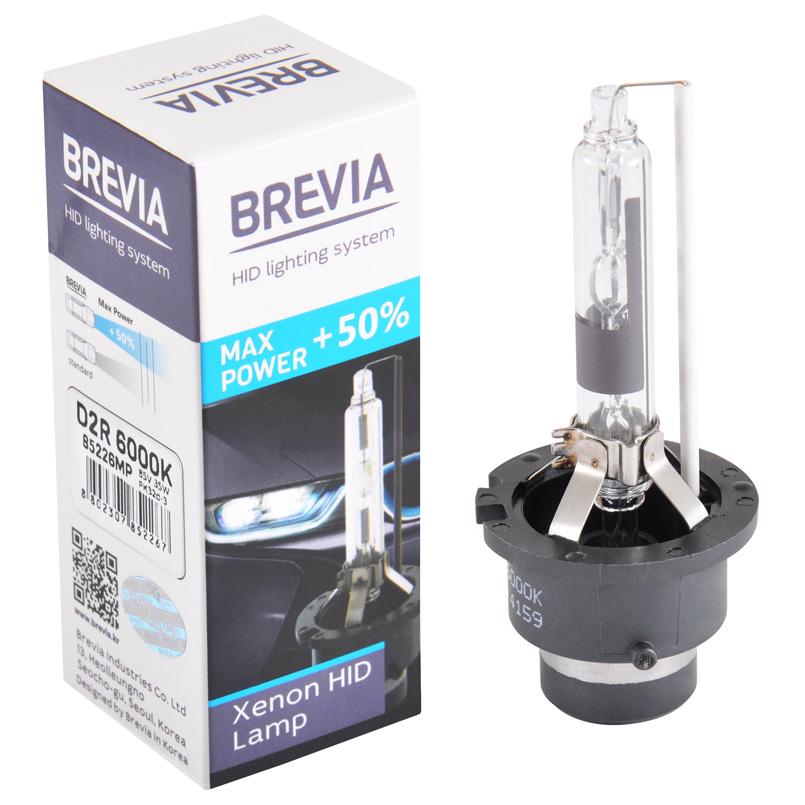 Ксеноновая лампа Brevia PK32d-3 D2R +50% 6000K 85 В 35 Вт (85226MP)