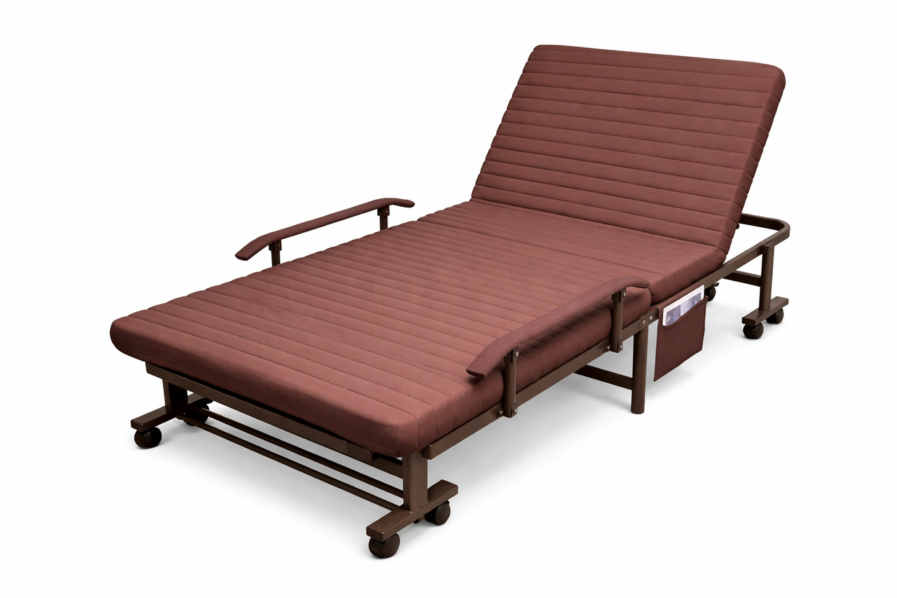 Ліжко розкладне з матрасом універсальне 190х80 см (17668)