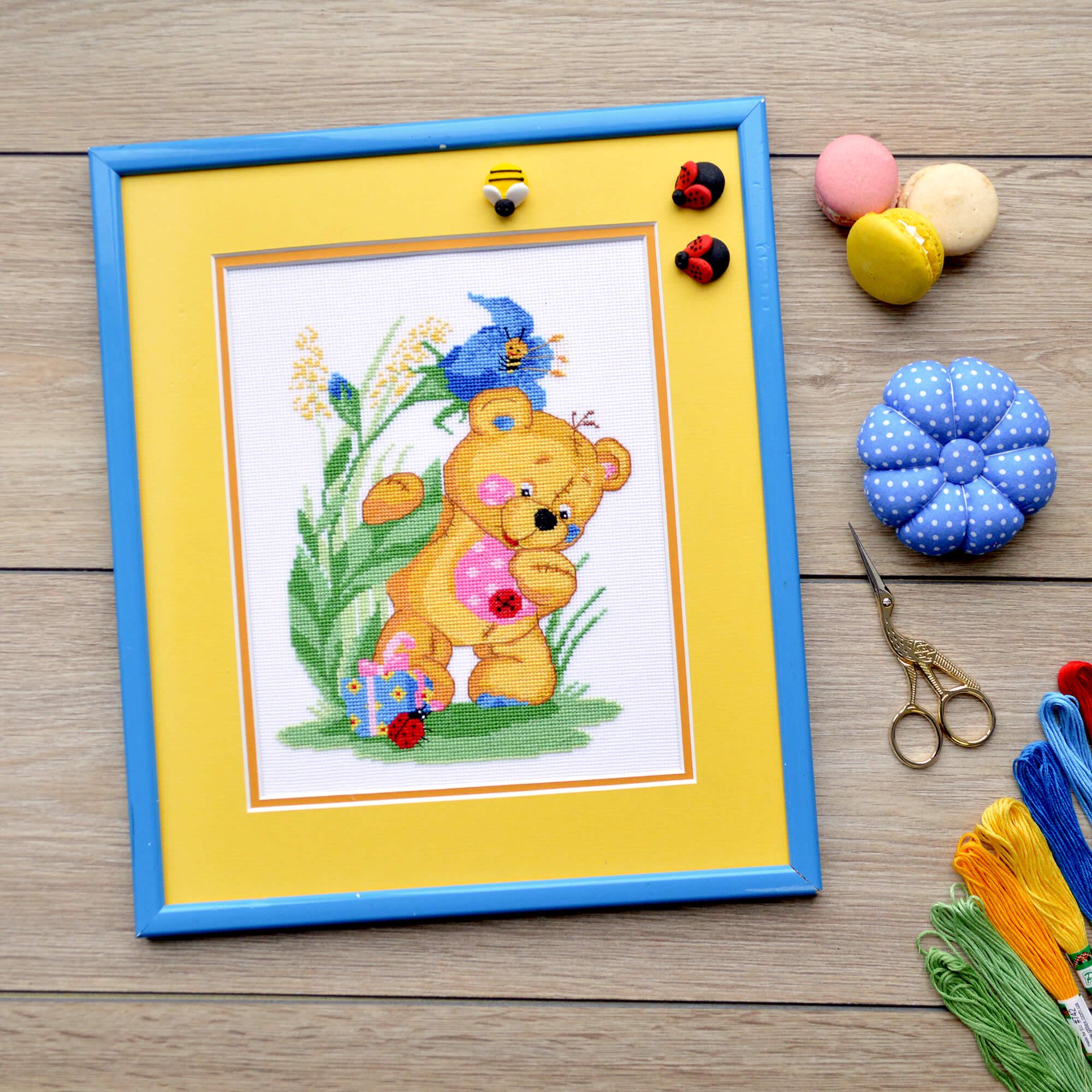Набор для вышивки крестом Медвежонок (6)