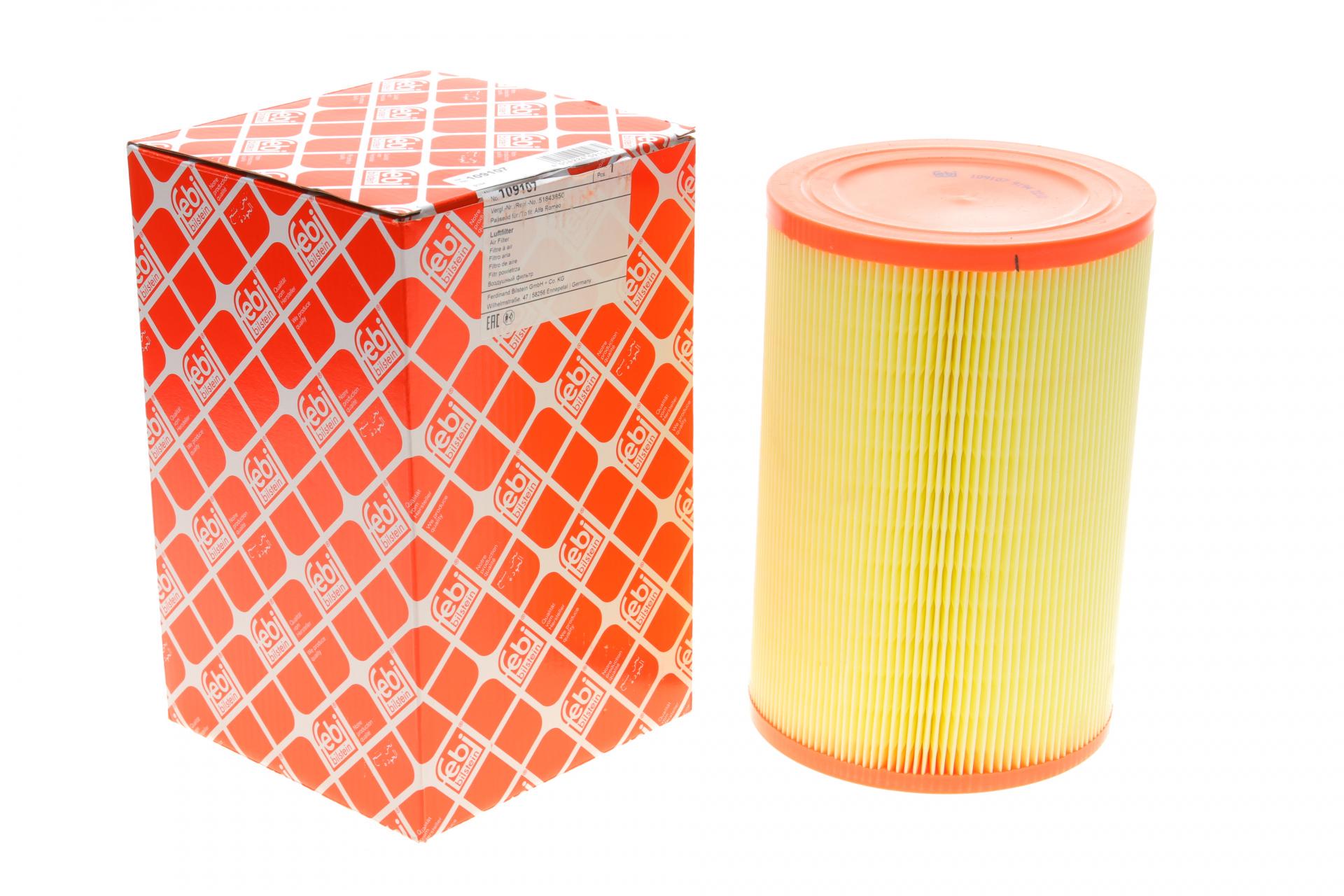 Фільтр повітряний FEBI BILSTEIN для Alfa Romeo Giulietta 1,6/1,8 TBi/JTDM 10- (109107)