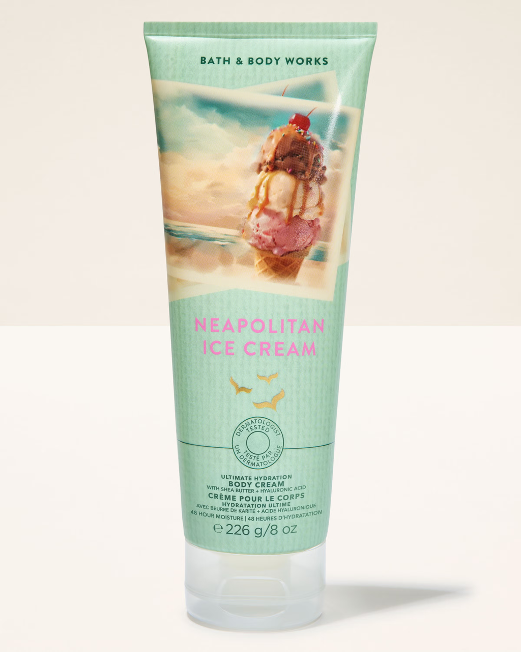 Крем парфумований для тіла Bath & Body Works Neapolitan Ice Cream Ultimate Hydration Body Cream 226 г (1200198012543)