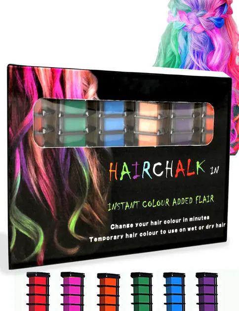 Набір крейди для волосся Hair chalk 6 шт. (opt-102777)