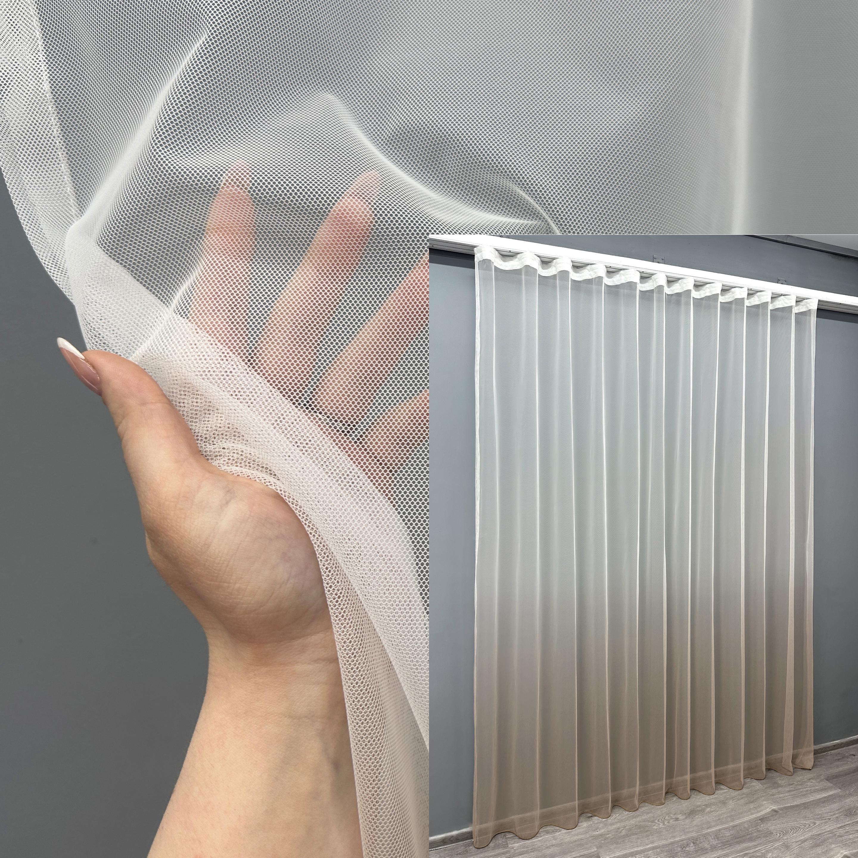 Тюль VR-Textil 1645т Грек-сетка омбре 300х270 см Капучино (42-0625) - фото 3 Тюль VR-Textil 1645т Грек-сетка омбре 300х270 см Капучино (42-0625) - фото 3