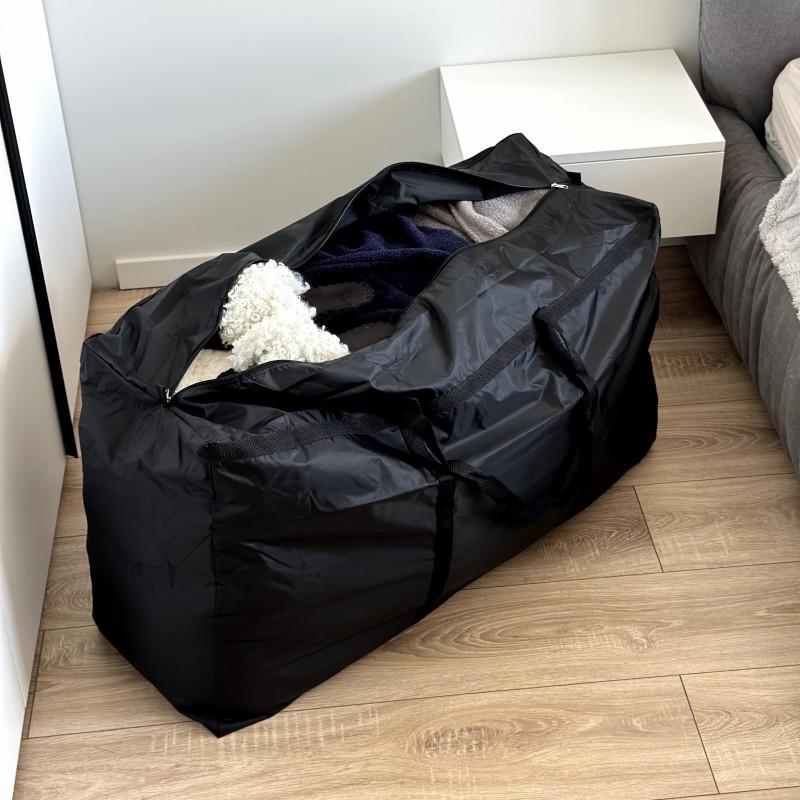 Сумка для перевозки вещей нейлоновая L Черный (Hs-90-bl)