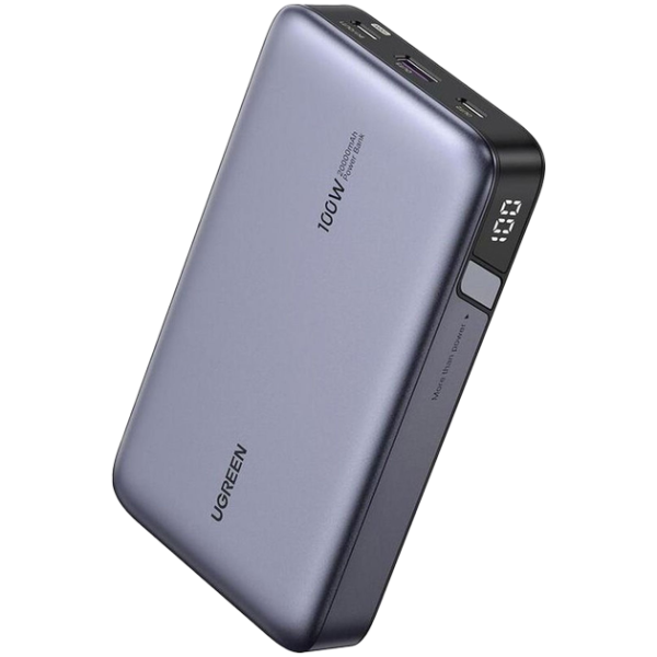 Повербанк UGREEN Nexode Power Bank 20000 mAh 100W с кабелем и чехлом