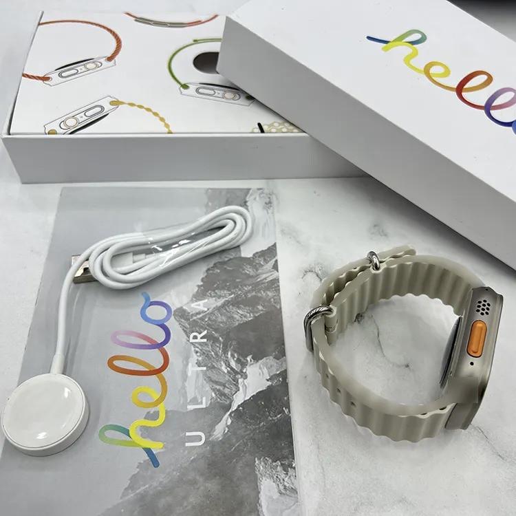 Смарт-часы Hello Watch 3 Full HD AMOLED 49 мм Белый (26389446) - фото 6