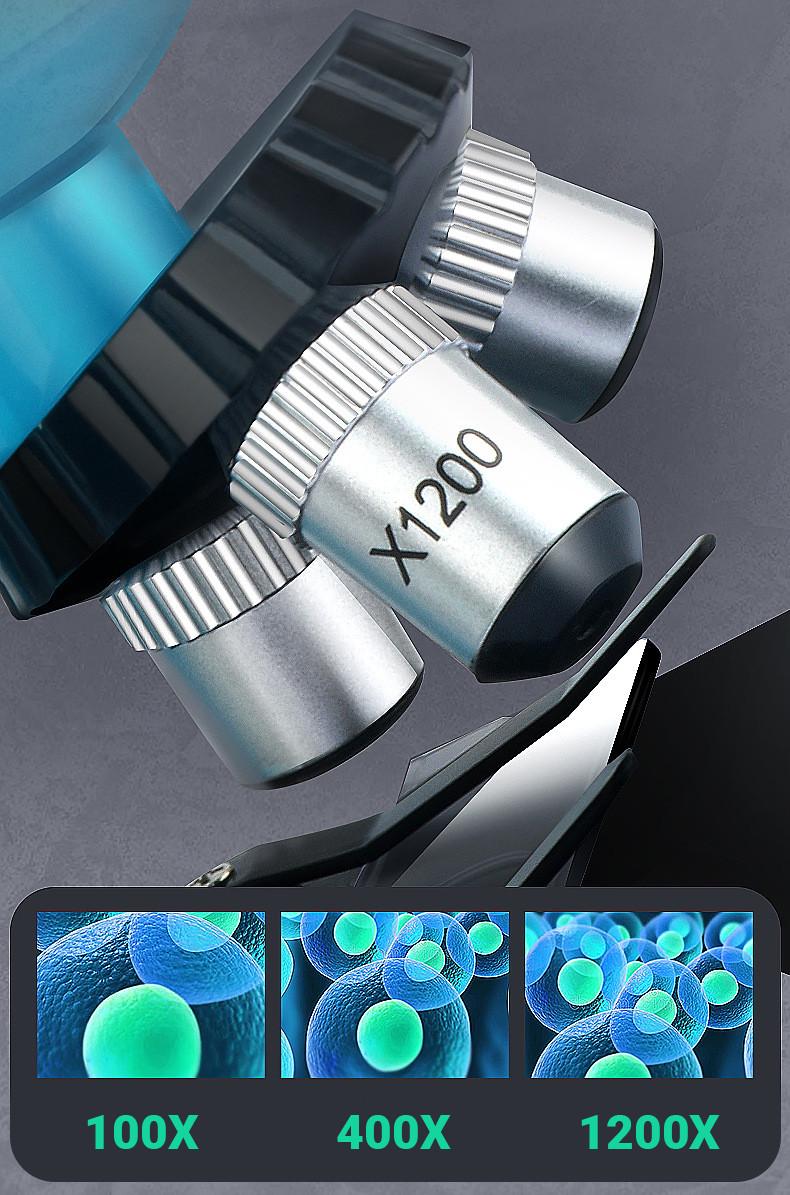 Дитячий науковий набір з мікроскопом OEM 0046B до 1200х + біологічні мікропрепарати - фото 9 Дитячий науковий набір з мікроскопом OEM 0046B до 1200х + біологічні мікропрепарати - фото 9