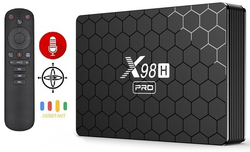 Медіаплеєр X98H PRO 4гб 64гб AllWinner H618 Android 12 та аеропульт з голосовим керуванням G50S (528) - фото 5