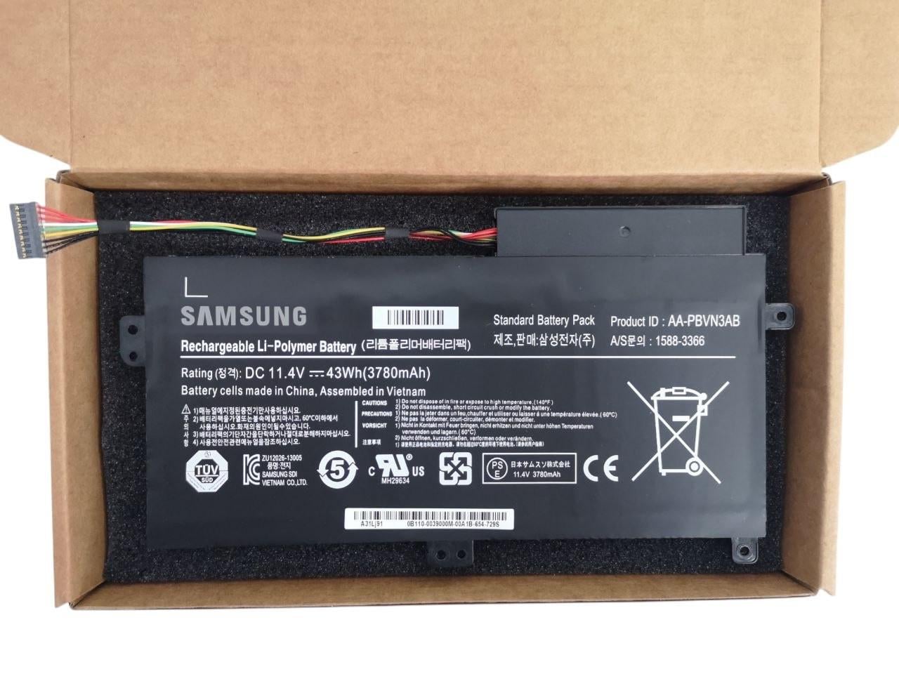 Аккумулятор для Samsung NP370R4E/NP370R5E/NP450R5V/NP470R5E/NP510R5E/AA-PBVN3AB 3780 mAh 43Wh (000014435) Аккумулятор для Samsung NP370R4E/NP370R5E/NP450R5V/NP470R5E/NP510R5E/AA-PBVN3AB 3780 mAh 43Wh (000014435)
