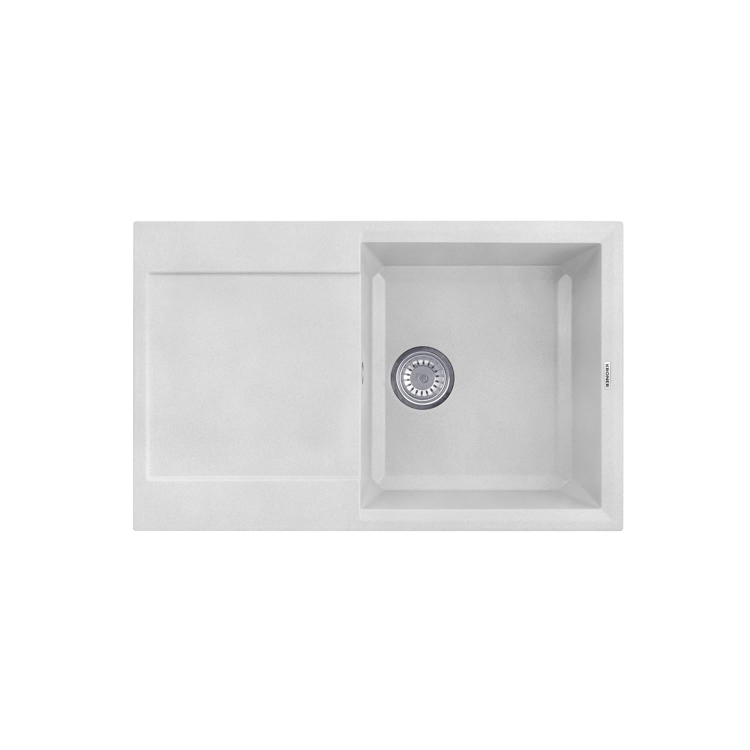 Мойка для кухни Kroner KRP Komposit GRA 7850 (CV031062) Мойка для кухни Kroner KRP Komposit GRA 7850 (CV031062)