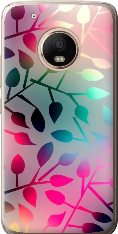 Чехол на Motorola Moto G5 PLUS Листья (2235t-1038-42517)