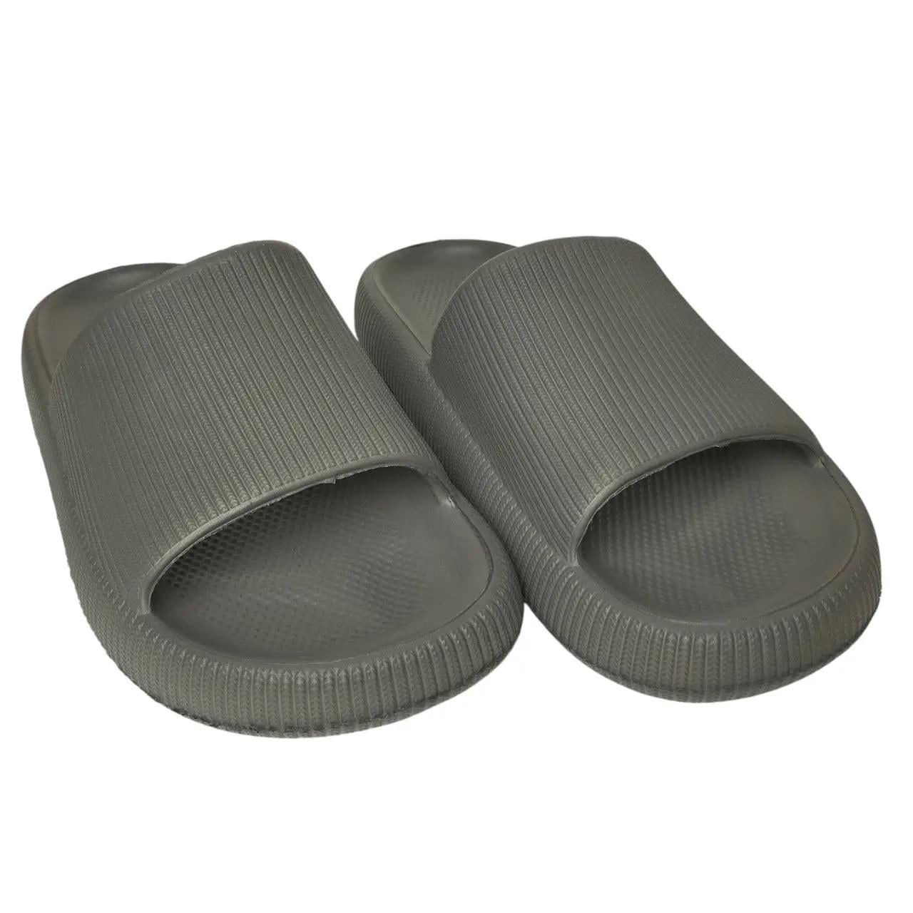 Шлепанцы женские открытые р. 41 26 см Темно-серый (33309617)