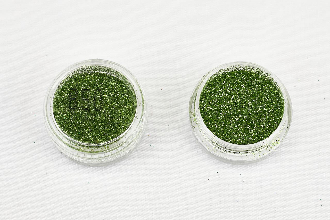 Глітер 850 0,2 мм 1/128 2 мл Світло-зелений (078501) - фото 2 Глітер 850 0,2 мм 1/128 2 мл Світло-зелений (078501) - фото 2