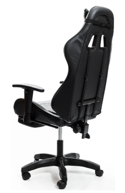 Крісло геймерське Raptor black з підставкою для ніг/ергономічною спинкою - фото 5