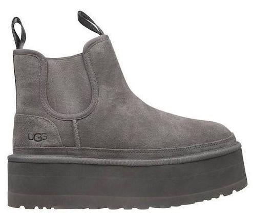 Уггі жіночі UGG Chelsea Mini Platform Grey р. 37 Сірий (28269)