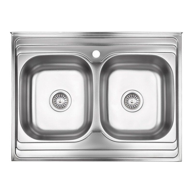 Мойка для кухни Lidz LIDZ6080DEC08 0,8 мм (75618)