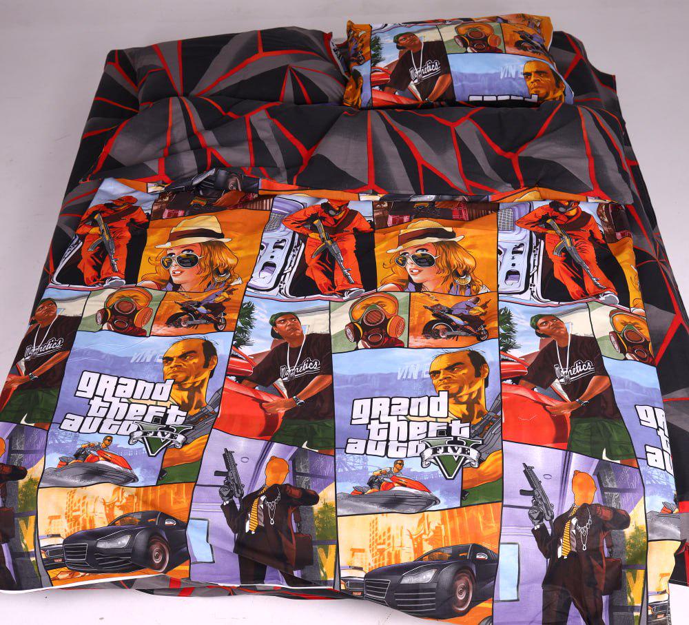 Комплект постельного белья детский PaniPava GTA Night City бязь 110х140 см (10101235)