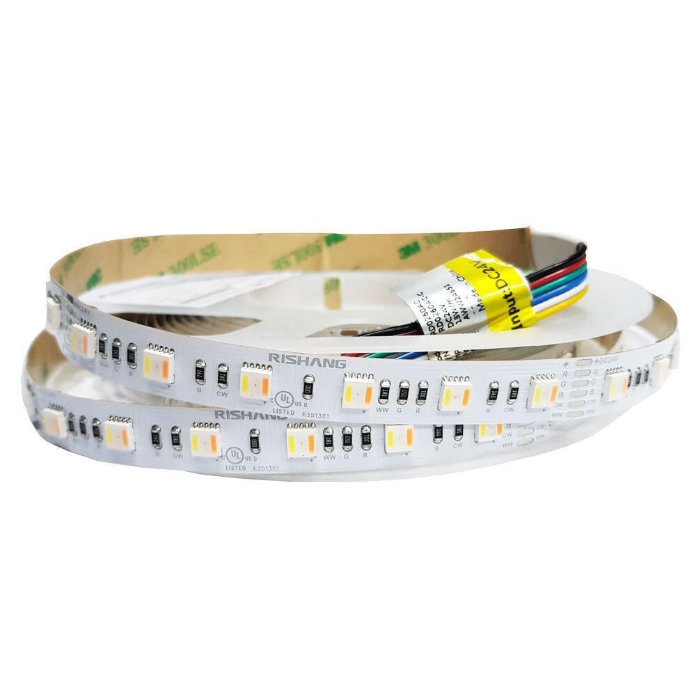 Светодиодная лента 5050-60-IP20-RGB/WW/CWd-12-24 RD0260AC-C RGB/2400К/6500К (17047)