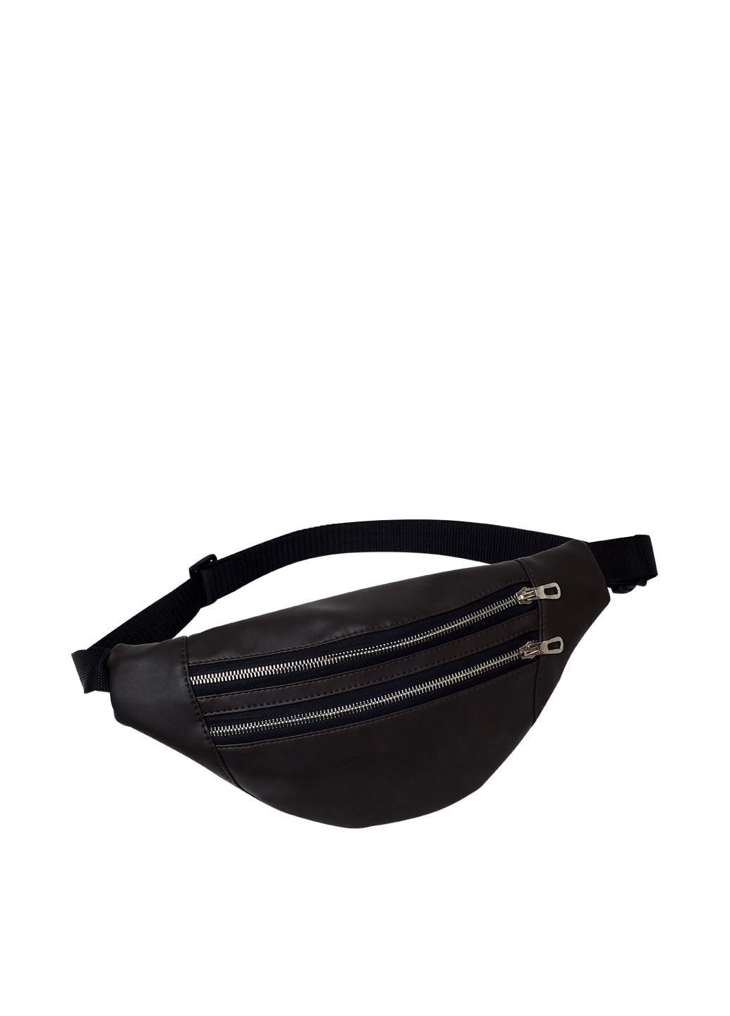 Сумка на пояс Sambag Hoso MSH Темно-коричневый нубук (17256)