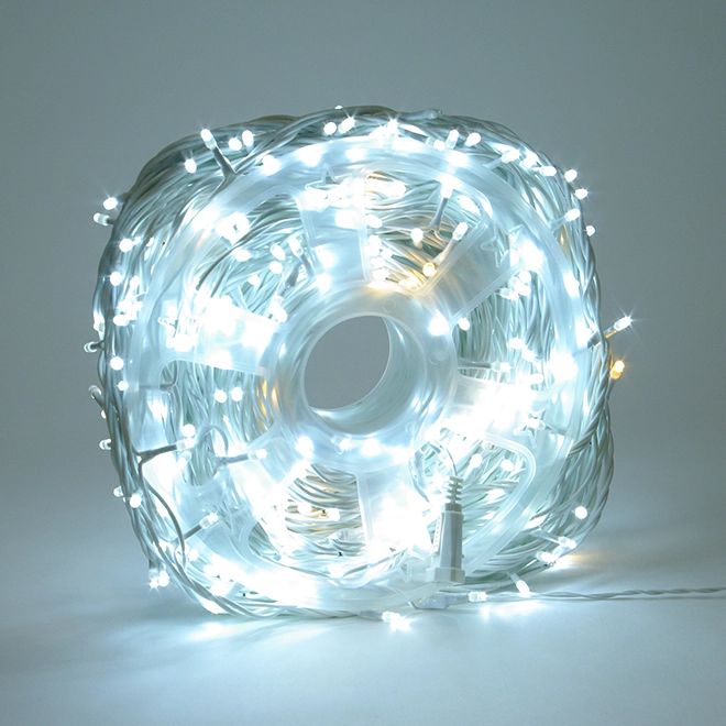 Гирлянда LED холодный свет 500 диодов 50 м (42239)